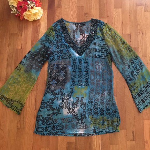 NWOT Tunic Cover Up - Picture 6 of 8